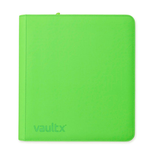 Vault X Neon Green Exo-Tec® Zip Binder - Various Sizes Available