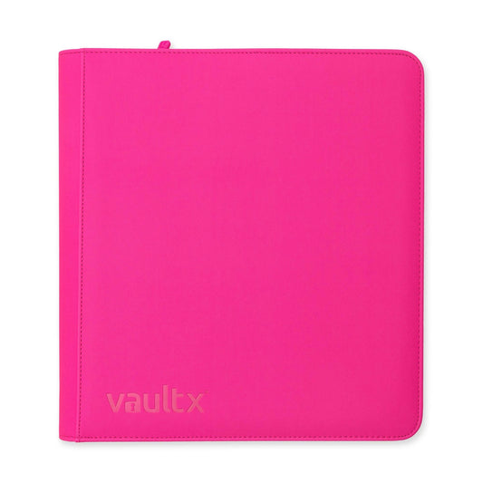 Vault X Neon Pink Exo-Tec® Zip Binder - Various Sizes Available
